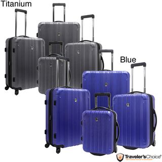 Traveler's Choice New Luxembourg 4 piece Hardside Spinner Luggage Set Traveler's Choice Four piece Sets