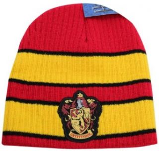 Harry Potter Gryffindor House Knit Beanie Cap Hat  Red   Yellow Stripes Novelty Baseball Caps Clothing