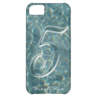 Fresh Five, Clear Blue Water iPhone 5 Case