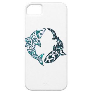 Tribal Dolphin and Shark Tattoo iPhone 5 Covers