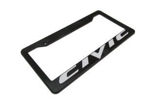CIVIC License Plate Frame Black 