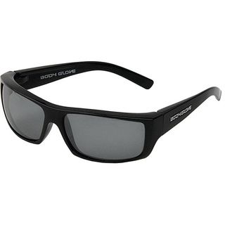 Body Glove 'Carmel 1' Men's Black/Smoke Polarized Mirrored Sunglasses Body Glove Sport Sunglasses