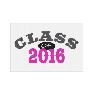 Class Of 2016 Pink Sign