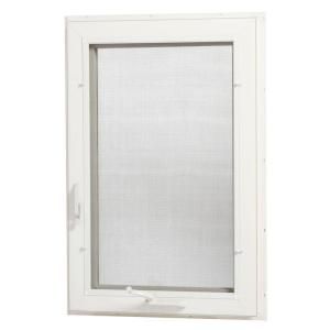 TAFCO WINDOWS Right Hand Hinge Casement Vinyl Windows, 24 in. x 48 in., White, with Insulated Glass VC2448 R