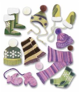 Jolee's Boutique Dimensional Stickers, Hats and Scarves