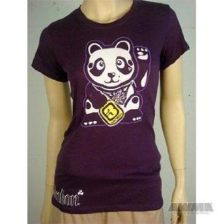 Lucky Panda Eggplant Women's T Shirt   Small  Boxing Equipment  Sports & Outdoors