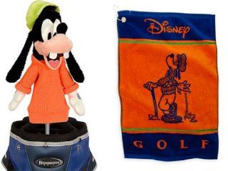 Disney World Parks Exclusive Goofy Plush Golf Head Cover & Towel 2 Pc. Set   NEW  Golf Club Head Covers  Sports & Outdoors