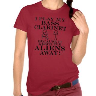 Keeps Aliens Away Bass Clarinet Shirt
