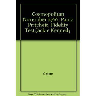 Cosmopolitan November 1966 Paula Pritchett; Fidelity Test;Jackie Kennedy Cosmo Books