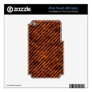 Burnt Rusty Stripes iPod Touch 4G Skin