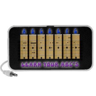 Learn Your ABC's Guitar Fret Doodle Travel Speaker