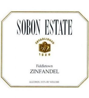 2010 Sobon Estate 'Fiddletown' Zinfandel 750ml Wine