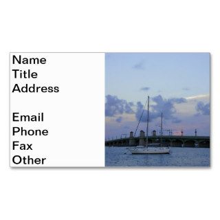 St. Augustine Sail Business Card Templates