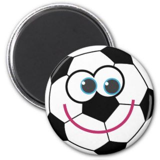 Cartoon Soccer Ball Refrigerator Magnets