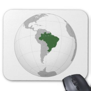 Brazil (orthographic projection) mouse mats