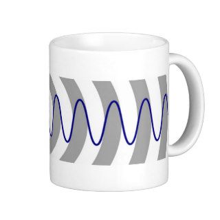 Doppler effect diagram coffee mug