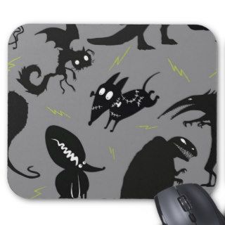 Sparky Running Silhouette Mousepads