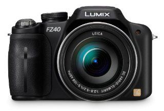 Panasonic Lumix DMC FZ40 14.1 MP Digital Camera with 24x Optical Image Stabilized Zoom and 3.0 Inch LCD   Black  Point And Shoot Digital Cameras  Camera & Photo