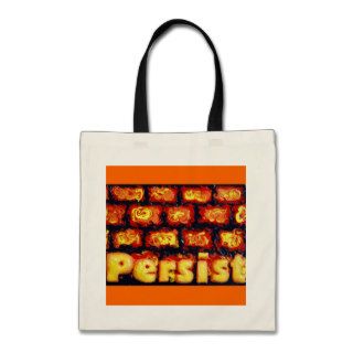 Persist 3D Mixed Media Chubby Art Painting Canvas Bag
