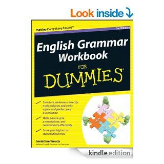 English Grammar Workbook For Dummies eBook Geraldine Woods Kindle Store