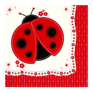 Modern Ladybug   Luncheon Napkins   16 Qty/Pack   Baby Shower Party Supplies Toys & Games