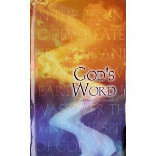 The Bible God's Holy Word New International Version International Bible Society Books
