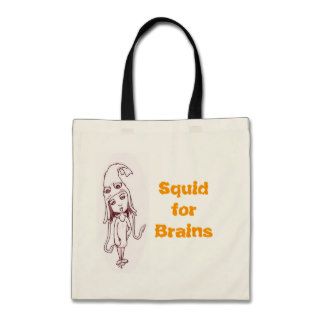 Squid for Brains Bags