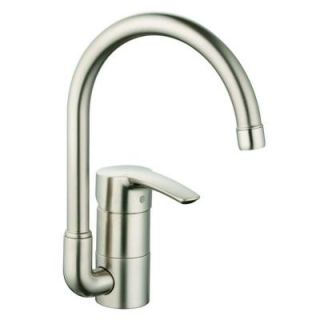 GROHE Eurostyle Single Handle Kitchen Faucet in Brushed Nickel 33986EN1