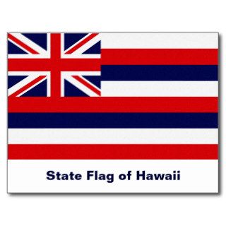 Hawaii State Flag Postcards