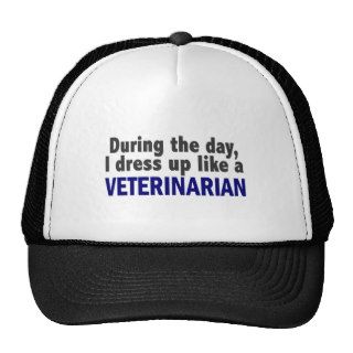 During The Day I Dress Up Like A Veterinarian Mesh Hat