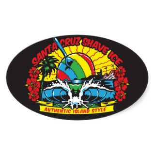 Santa Cruz Shave Ice Logo Sticker