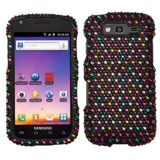 Jewel Rhinestone Diamond Case Protector Cover (Color Dots) for Samsung Galaxy S Blaze 4G T769 T Mobile Cell Phones & Accessories