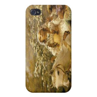Vintage French Country Lady Horse iPhon iPhone 4/4S Case
