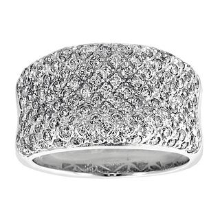 14k/18k Gold or Platinum 2.5ct TDW Pave Diamond Ring (F G, SI1 SI2) Diamond Rings