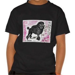 1975 Monaco Dog Show Poodle Stamp Shirt