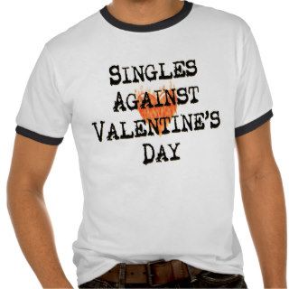 Singles Against Valentine's Day Tees