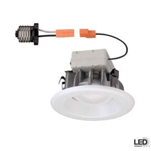 Commercial Electric 4 in. White Recessed LED Trim CER4741WH