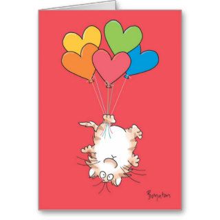 UPSIDE DOWN CAT Valentines by Boynton Card