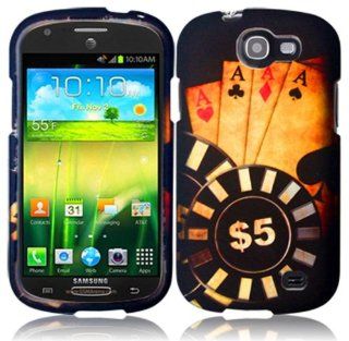 For Samsung Galaxy Express i437 Hard Design Cover Case Ace Poker Accessory Cell Phones & Accessories