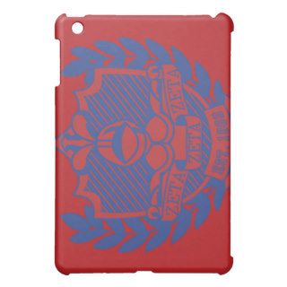 Zeta Zeta Zeta Fraternity Crest   Purple/Gold iPad Mini Cover