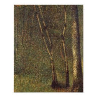 Georges Seurat   Forest in Pontaubert Poster