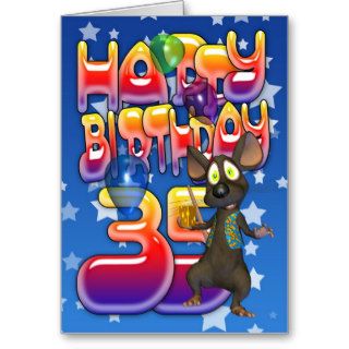 35th Birthday Card, Happy Birthday