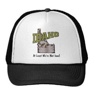 Idaho ID Motto ~ At Least We're Not Iowa Mesh Hat
