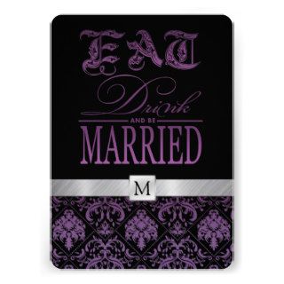 Eat Drink and be Married Announcement
