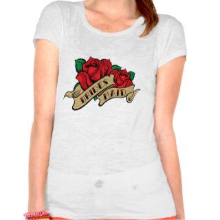 Rose Tattoo Bridesmaid Shirt