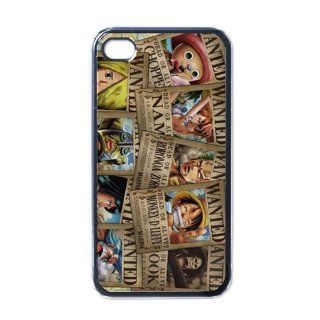 One Piece Manga Anime Niche Custom iPhone 4/4s Case Cover Design3 Cell Phones & Accessories