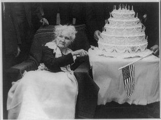 Photo Mary Harris Mother Jones, 1837 1930, 100th Birthday cake   Prints