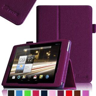 Fintie Folio Case for Acer Iconia A1 810 7.9  Inch Tablet Slim Fit With Stylus Holder   Purple Computers & Accessories