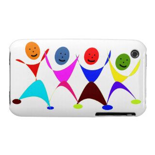 Dancing People Cartoon Blackberry Curve Case Mate  iPhone 3 Covers