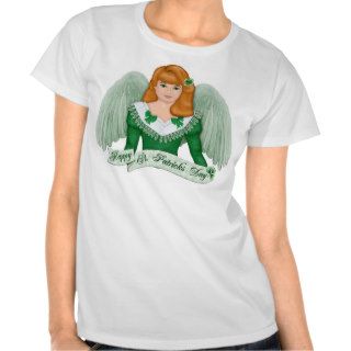 Irish Banner Angel Tee Shirts